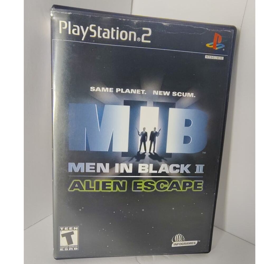 Sony Playstation 2 MIB Men In Black Alien Escape Video Game PS2 With Insert